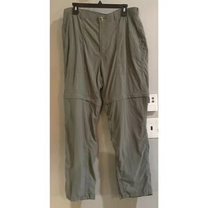 Exofficio‎ Pants Convertible Fishing Hiking Insect Shield Elastic Waist Large